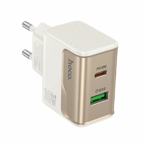 СЗУ Hoco CS73A Power Delivery 3.0A 30W QC3.0 GaN White фото 