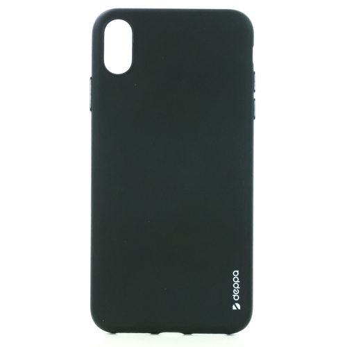 Накладка силиконовая Deppa Gel Color Case iPhone XS Max Black фото 