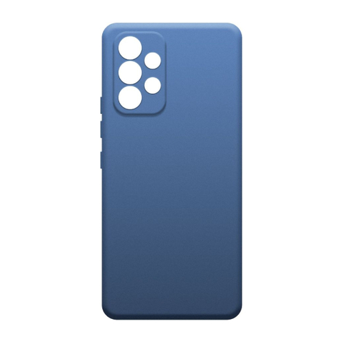 Накладка силиконовая BoraSCO Microfiber Case Samsung Galaxy A53 Blue фото 