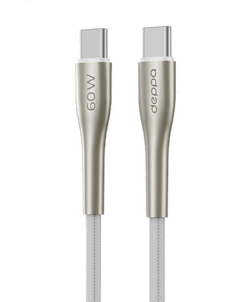 Кабель Deppa Apollo Type-C - Type-C 60W 1m White (72603) фото 