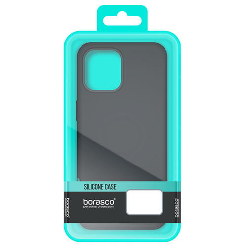 Накладка силиконовая BoraSCO Silicone Case Honor 9X Lite матовая Black фото 