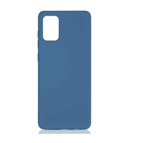 Накладка силиконовая BoraSCO Microfiber Case Samsung Galaxy A51 Blue фото 