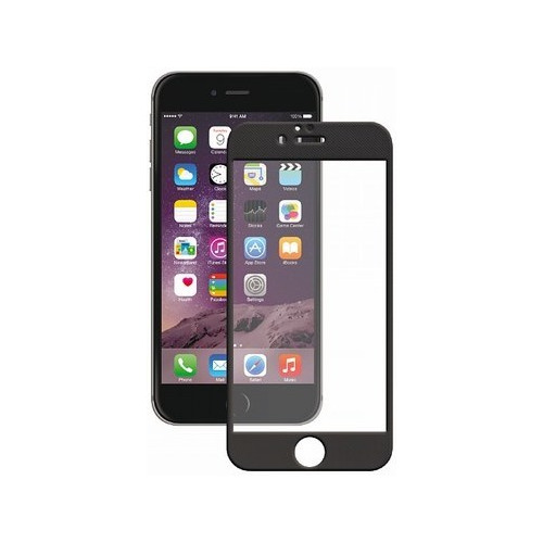 Защитное стекло для iPhone 6/6S Plus Full , Deppa, 0.4мм, Black фото 